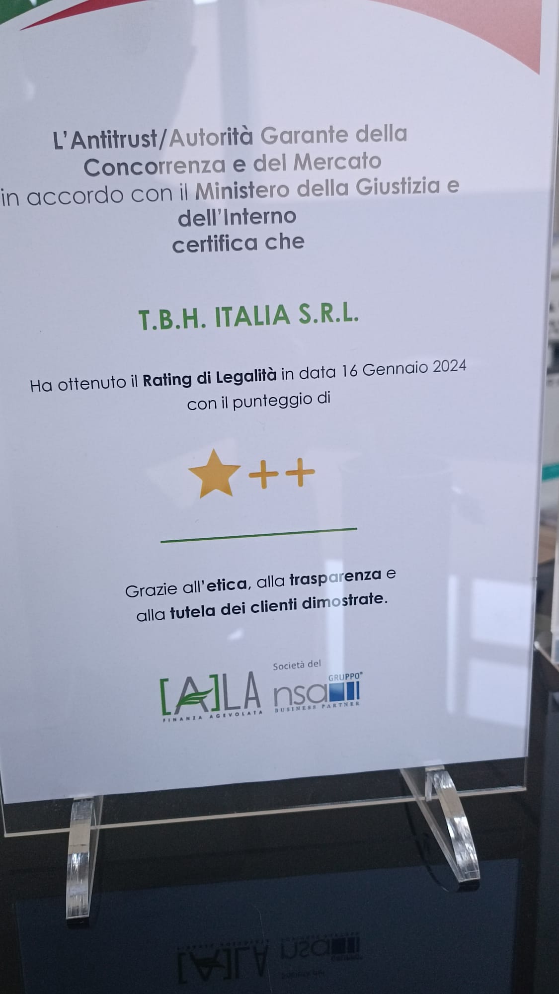 certificazione tbh 3